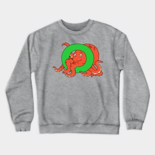 Letter O with Octopus Crewneck Sweatshirt